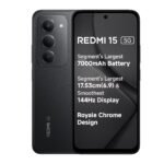 REDMI 15 5G  TDRA Version 8+256gb storage Black color