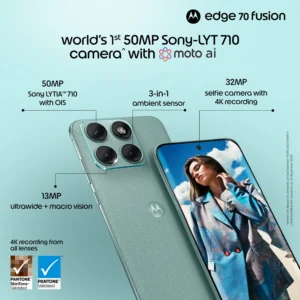 Motorola edge 70 fusion camera features