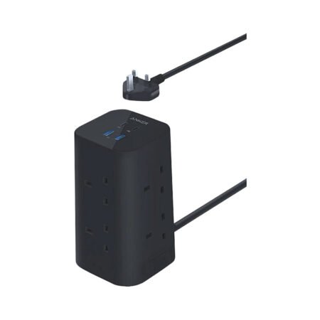 Anker 12-in-1 Power Strip 20W with 8 AC Outlets and USB-C Fast Charging