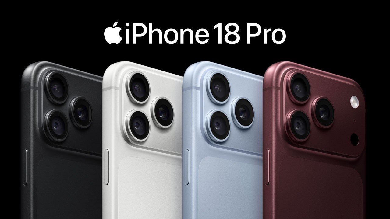 The iPhone 18 Pro and iPhone 18 Pro Max are available in four colors: Burgundy, Glacier (light blue), Silver, and Black